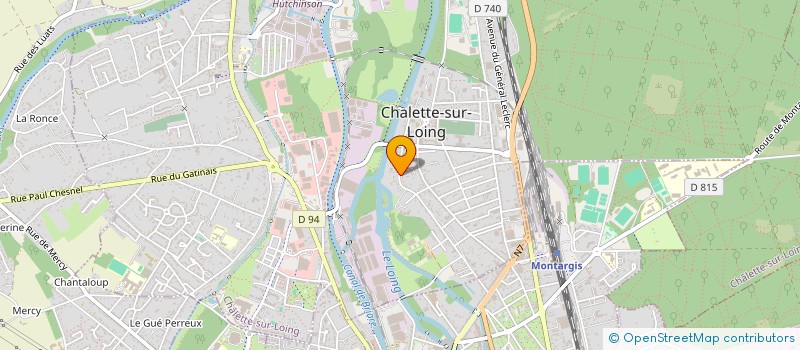 localisation de l'entreprise LOIRET VTC PREMIUM à CHALETTE-SUR-LOING