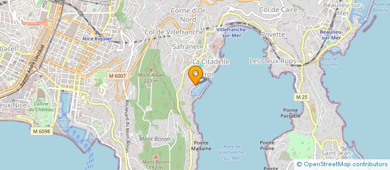 localisation de l'entreprise LOIRIC à VILLEFRANCHE-SUR-MER
