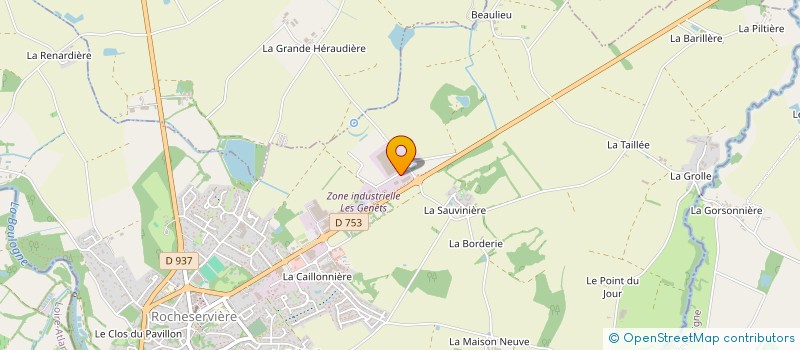 localisation de l'entreprise LOISAU  ROCHESERVIERE