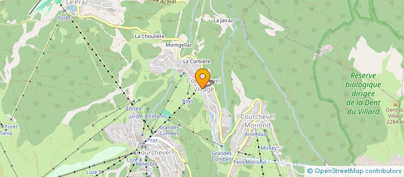localisation de l'entreprise LOISE EN CUISINE INVEST à COURCHEVEL