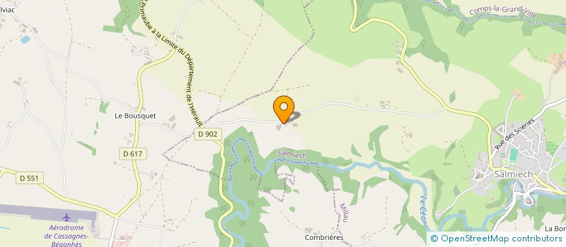 localisation de l'entreprise LOISEAU  SALMIECH