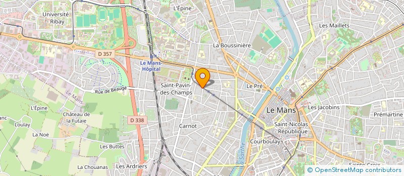 localisation de l'entreprise LOISEAU BOUQUET  LE MANS