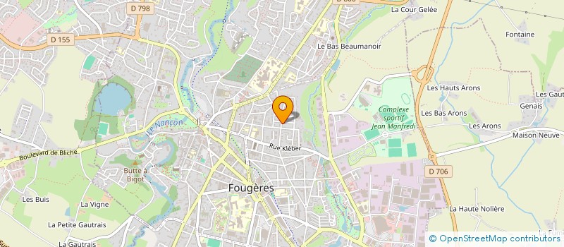 localisation de l'entreprise LOISEAU & CO  FOUGERES