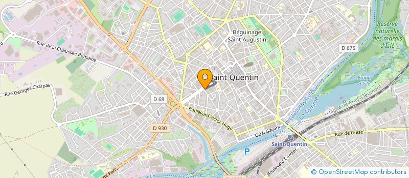 localisation de l'entreprise LOISEAUX DEUX à SAINT-QUENTIN