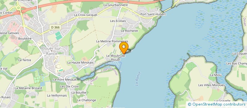 localisation de l'entreprise LOISEL FINANCES à PLOUER-SUR-RANCE