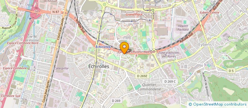 localisation de l'entreprise LOISELAY MEDECINE DU SPORT à ECHIROLLES