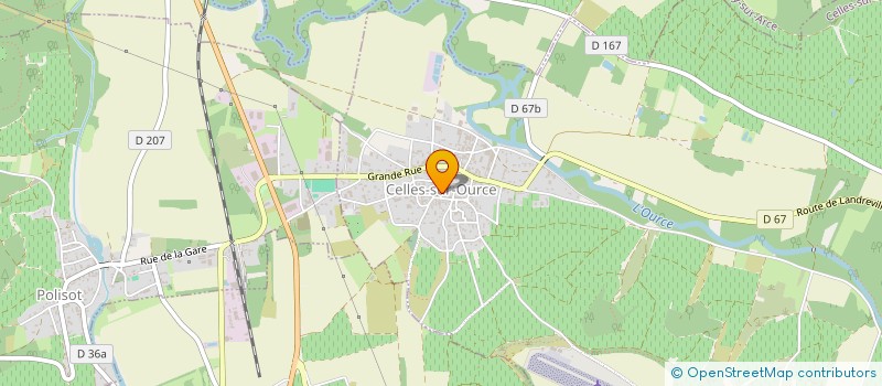 localisation de l'entreprise LOISELET-LONGUEPEE à CELLES-SUR-OURCE