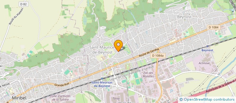 localisation de l'entreprise LOISELLERIE & CIE  SAINT-MAURICE-DE-BEYNOST