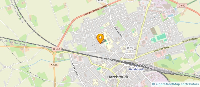 localisation de l'entreprise LOISI'RUN IN FLANDRE  MERVILLE