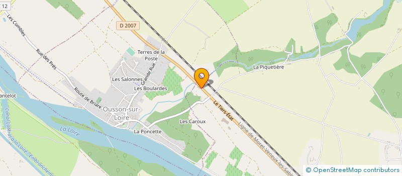 localisation de l'entreprise LOISIFLOR SARL à BONNY-SUR-LOIRE