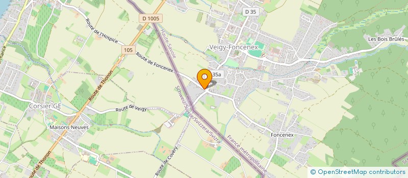 localisation de l'entreprise LOISIN 480  VEIGY-FONCENEX