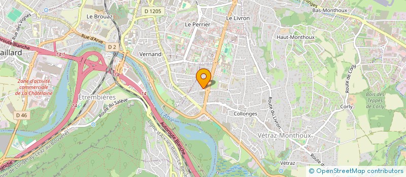 localisation de l'entreprise LOISIN  VETRAZ-MONTHOUX
