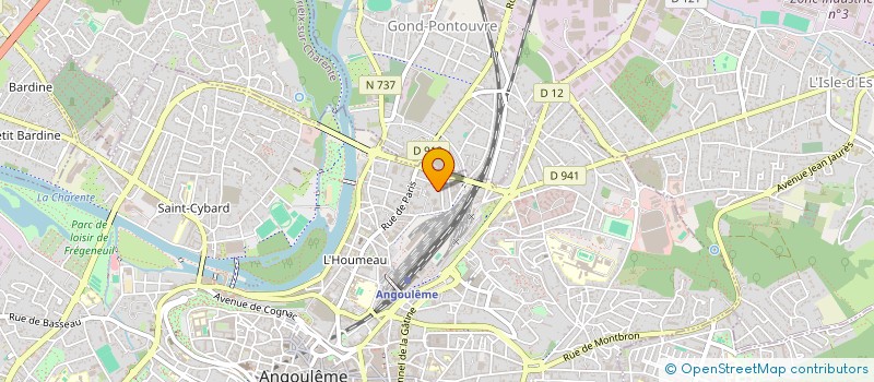localisation de l'entreprise LOISINOVA à ANGOULEME