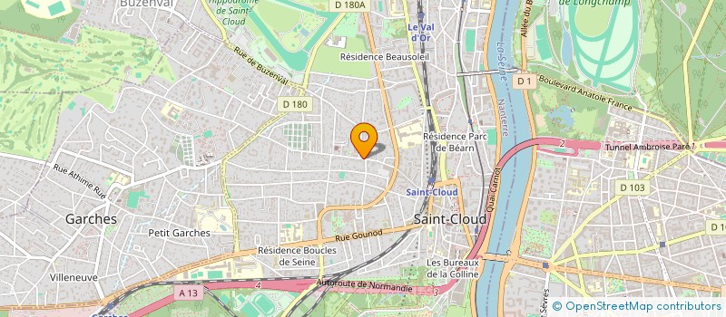 localisation de l'entreprise LOISINVEST à SAINT-CLOUD