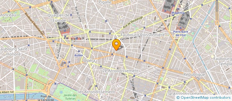 localisation de l'entreprise LOISIR CLUB RICHELIEU à PARIS