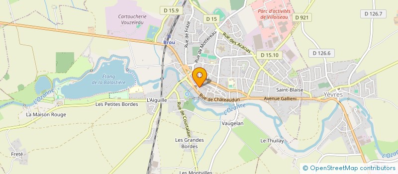 localisation de l'entreprise LOISIR ENSEMBLE CULTURE ART ET PATRIMOINE à BROU