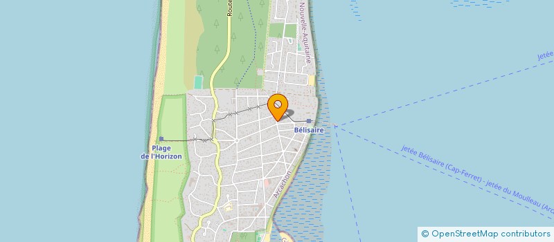 localisation de l'entreprise LOISIR ET CONVIVIALITE  LEGE-CAP-FERRET