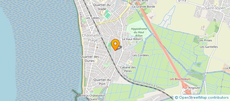 localisation de l'entreprise LOISIR ET NAUTISME à CHATELAILLON-PLAGE