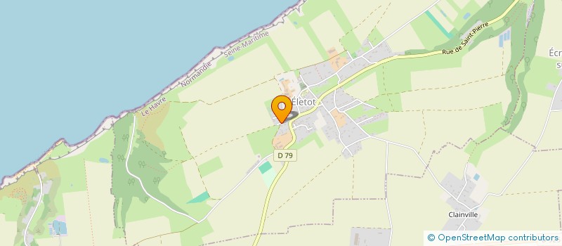 localisation de l'entreprise LOISIR PETANQUE SAINT LEONARD  ELETOT