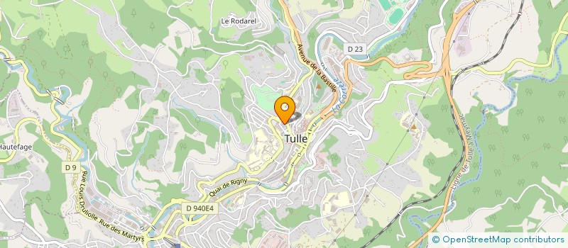 localisation de l'entreprise LOISIRS 19  TULLE