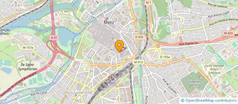 localisation de l'entreprise LOISIRS + à METZ