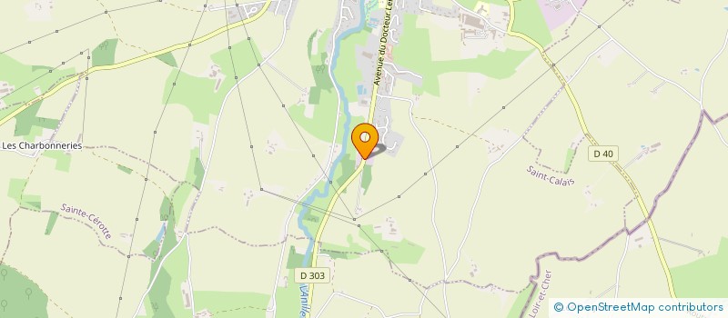 localisation de l'entreprise LOISIRS A BORD  SAINT CALAIS