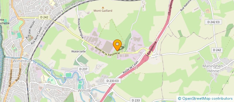 localisation de l'entreprise LOISIRS ACCUEIL PAS DE CALAIS à WIMILLE