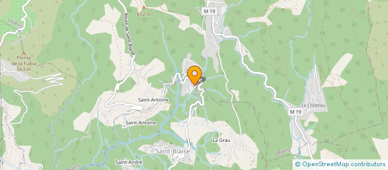 localisation de l'entreprise LOISIRS AIDE MORALE ET SOUTIEN  LA ROQUETTE-SUR-VAR