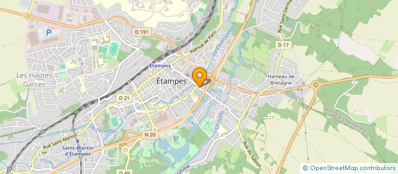 localisation de l'entreprise LOISIRS AMATEURS RADIO CB (CITIZEN BAND) à ETAMPES