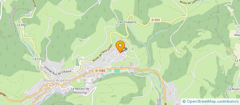 localisation de l'entreprise LOISIRS AMITIES COLOMBIER GRAIX  COLOMBIER