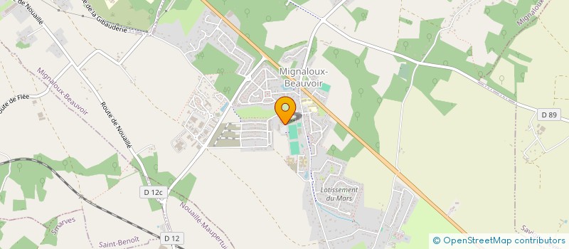 localisation de l'entreprise LOISIRS ANIMATION A MIGNALOUX BEAUVOIR  MIGNALOUX-BEAUVOIR