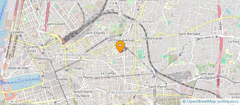 localisation de l'entreprise LOISIRS ANIMATION VACANCES MEDITERRANEE à MARSEILLE