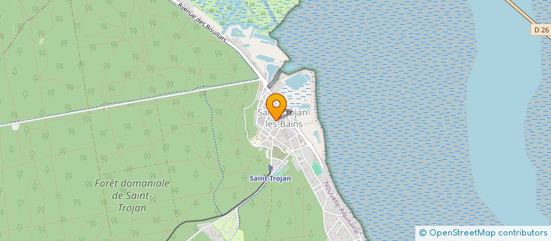 localisation de l'entreprise LOISIRS ANIMATIONS  SAINT-TROJAN-LES-BAINS