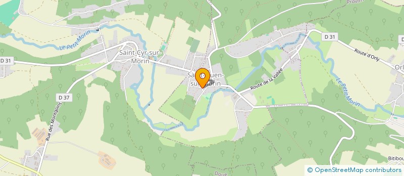 localisation de l'entreprise LOISIRS AUDONIENS  SAINT-OUEN-SUR-MORIN