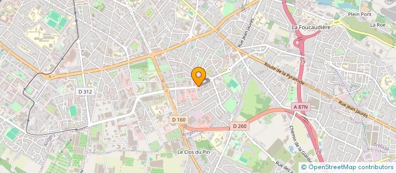 localisation de l'entreprise LOISIRS AUTO SPORT à ANGERS