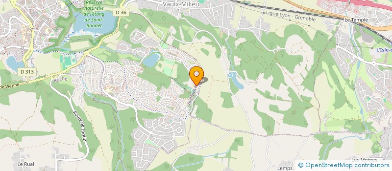 localisation de l'entreprise LOISIRS AUX 4 VENTS  VILLEFONTAINE