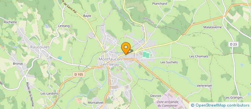 localisation de l'entreprise LOISIRS CAMPER à MONTFAUCON-EN-VELAY