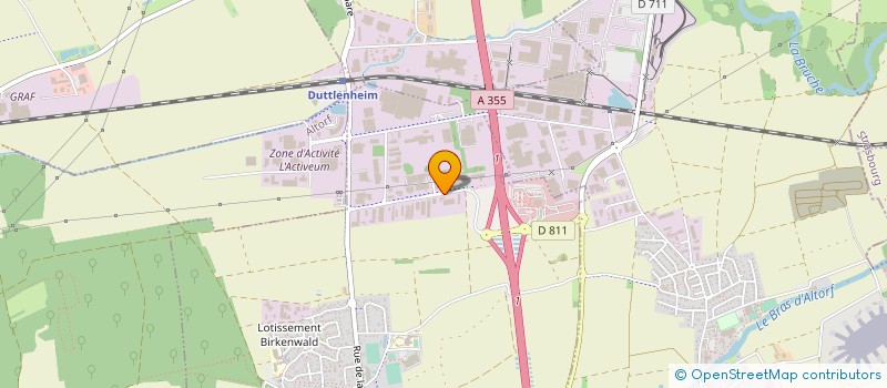 localisation de l'entreprise LOISIRS CAMPING CARS SAS à DUTTLENHEIM