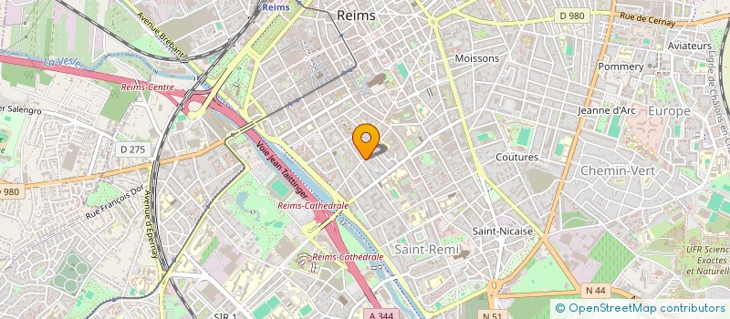 localisation de l'entreprise LOISIRS CARTES MURIGNY-REIMS  REIMS