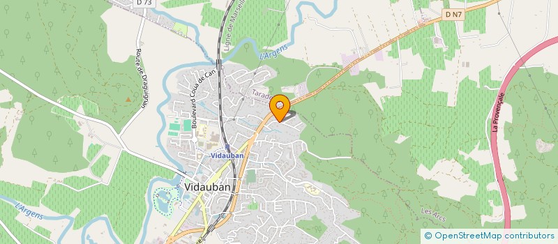 localisation de l'entreprise LOISIRS & CAU à VIDAUBAN