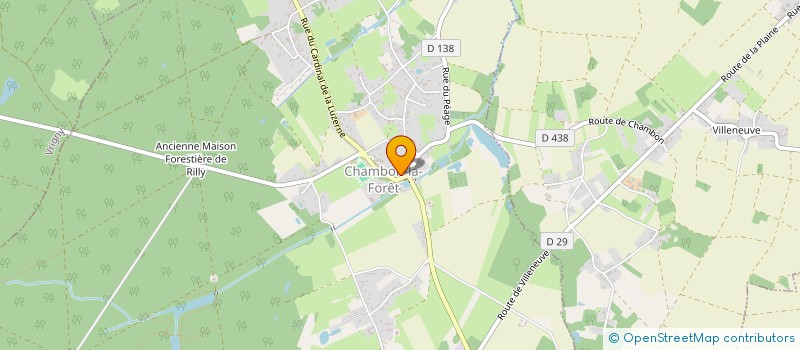 localisation de l'entreprise LOISIRS CHAMBONIOTS à CHAMBON-LA-FORET