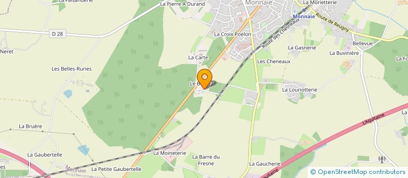 localisation de l'entreprise LOISIRS CONFORT à MONNAIE