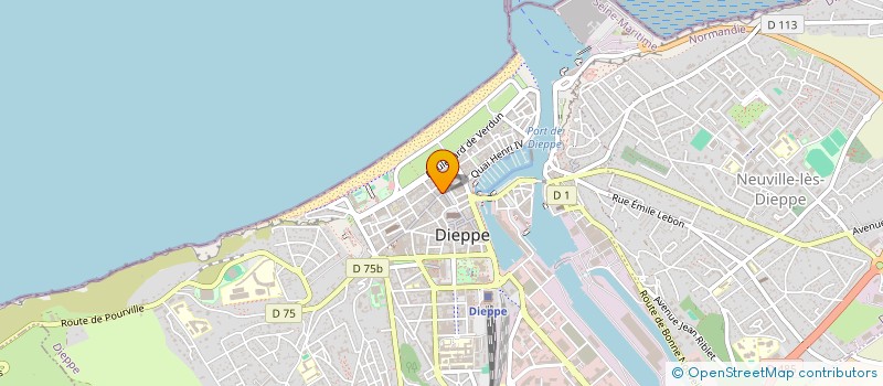 localisation de l'entreprise LOISIRS CONSEILS à DIEPPE