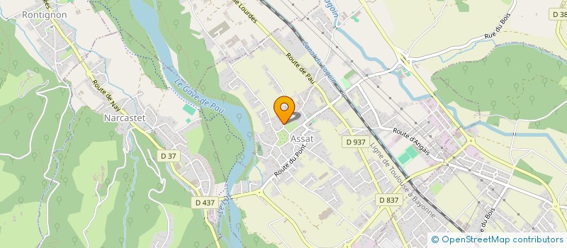 localisation de l'entreprise LOISIRS CREATIFS  ASSAT