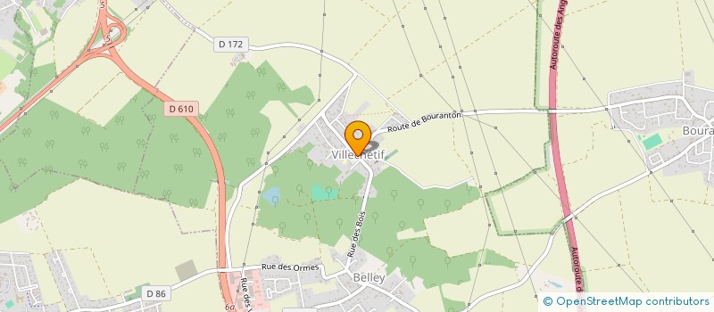 localisation de l'entreprise LOISIRS CULTURE ACOUTIS  VILLECHETIF