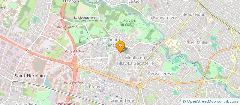 localisation de l'entreprise LOISIRS DE NUIT  SAINT-HERBLAIN