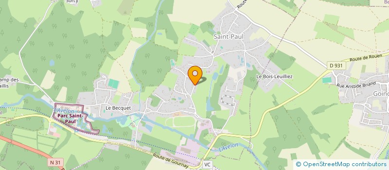 localisation de l'entreprise LOISIRS & DETENTE  SAINT-PAUL