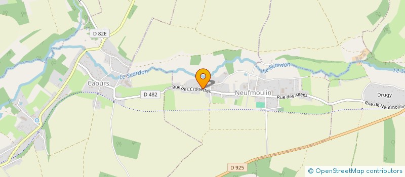 localisation de l'entreprise LOISIRS DU SCARDON  NEUFMOULIN