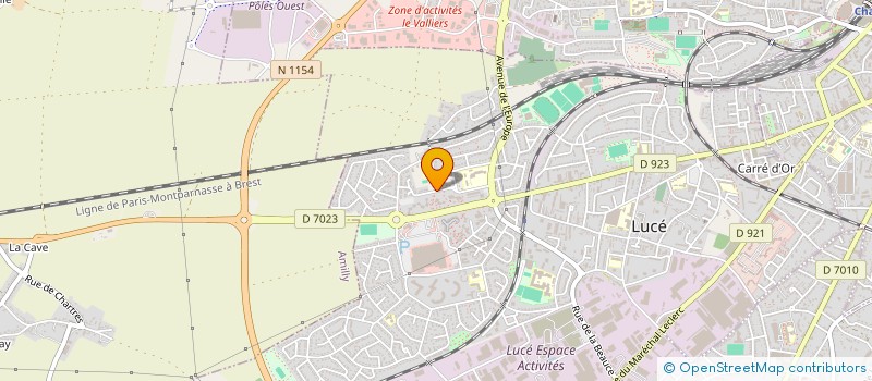 localisation de l'entreprise LOISIRS DU TEMPS LIBRE A LUCE à LUCE