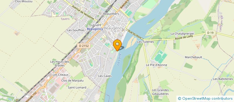 localisation de l'entreprise LOISIRS EAUX VIVES BEAUGENCY à BEAUGENCY